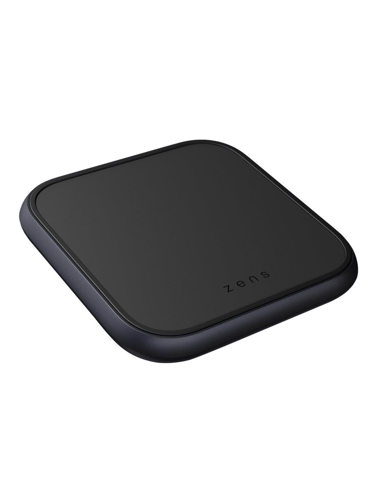 ZENS Aluminium Single Wireless Charger with 18W USB PD, Mobil Oplader