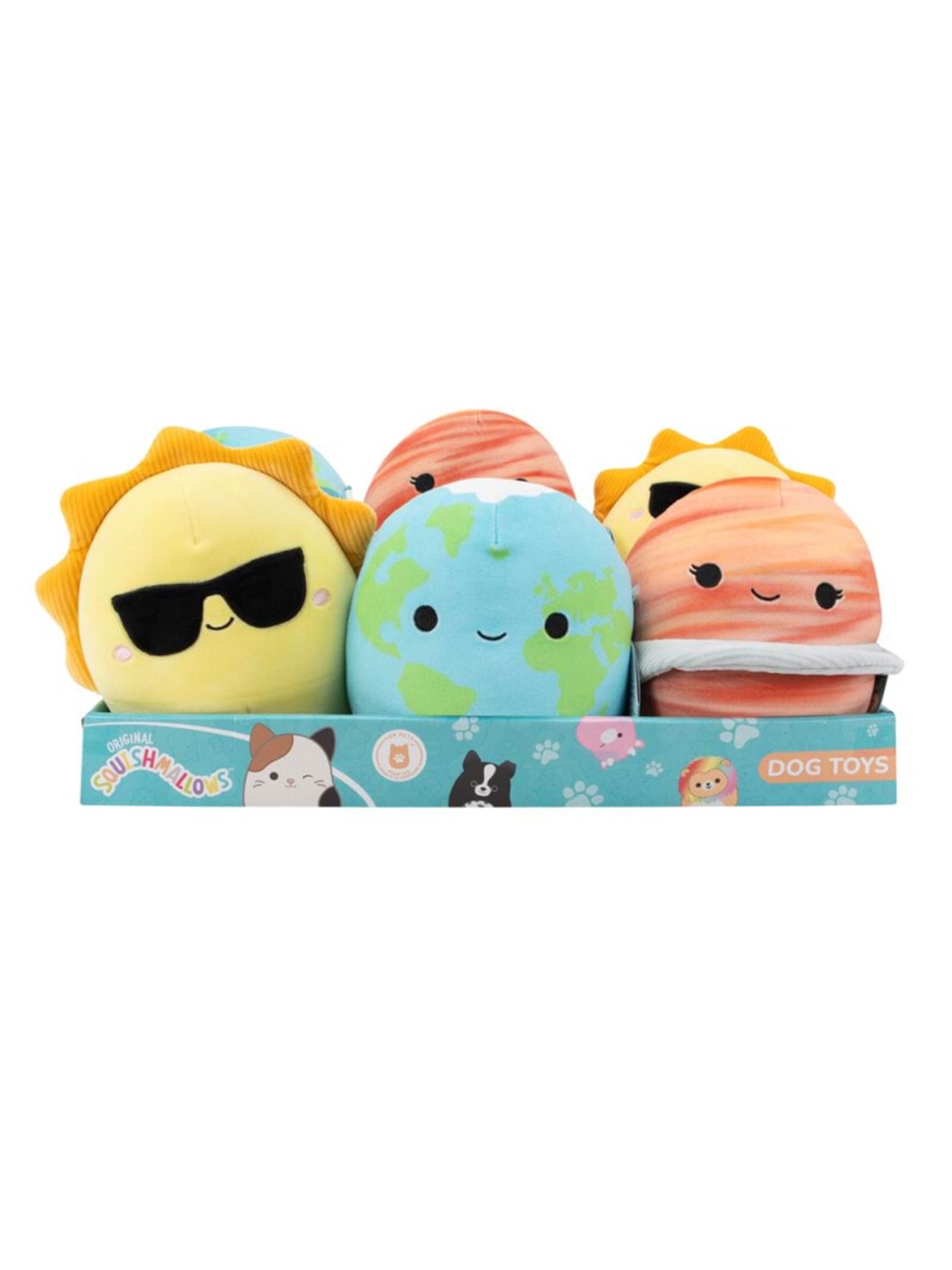 Squishmallows Pets Hundelegetøj med Pibelyd 18 cm Planeter assorteret, Hundeudstyr