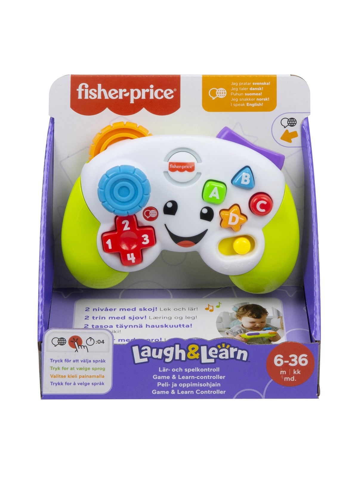Fisher Price Laugh&Learn Spil-Controller, Babylegetøj