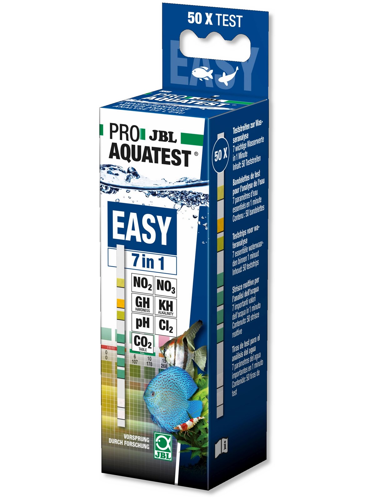 JBL Aqua PROAqua Strips EASY 7 in 1 Test Set - (J24144), Fisk
