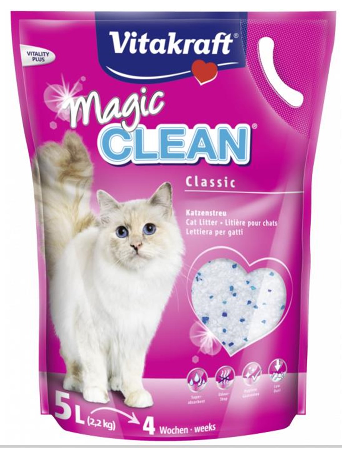 Vitakraft Magic Clean kattegrus, Katteudstyr