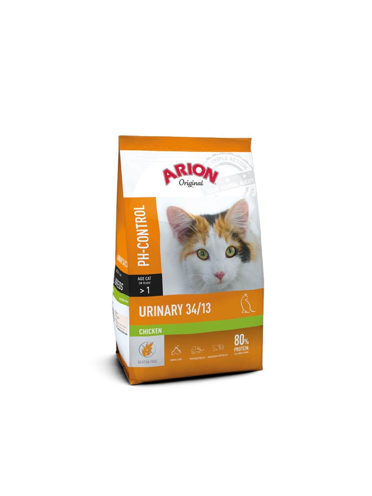 ARION Original Urinary 34/13 7.5kg, Katteudstyr