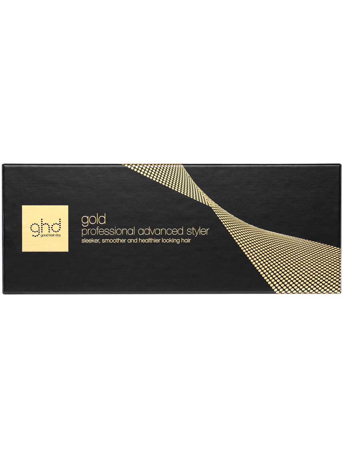 GhD Glattejern Gold Styler - Black