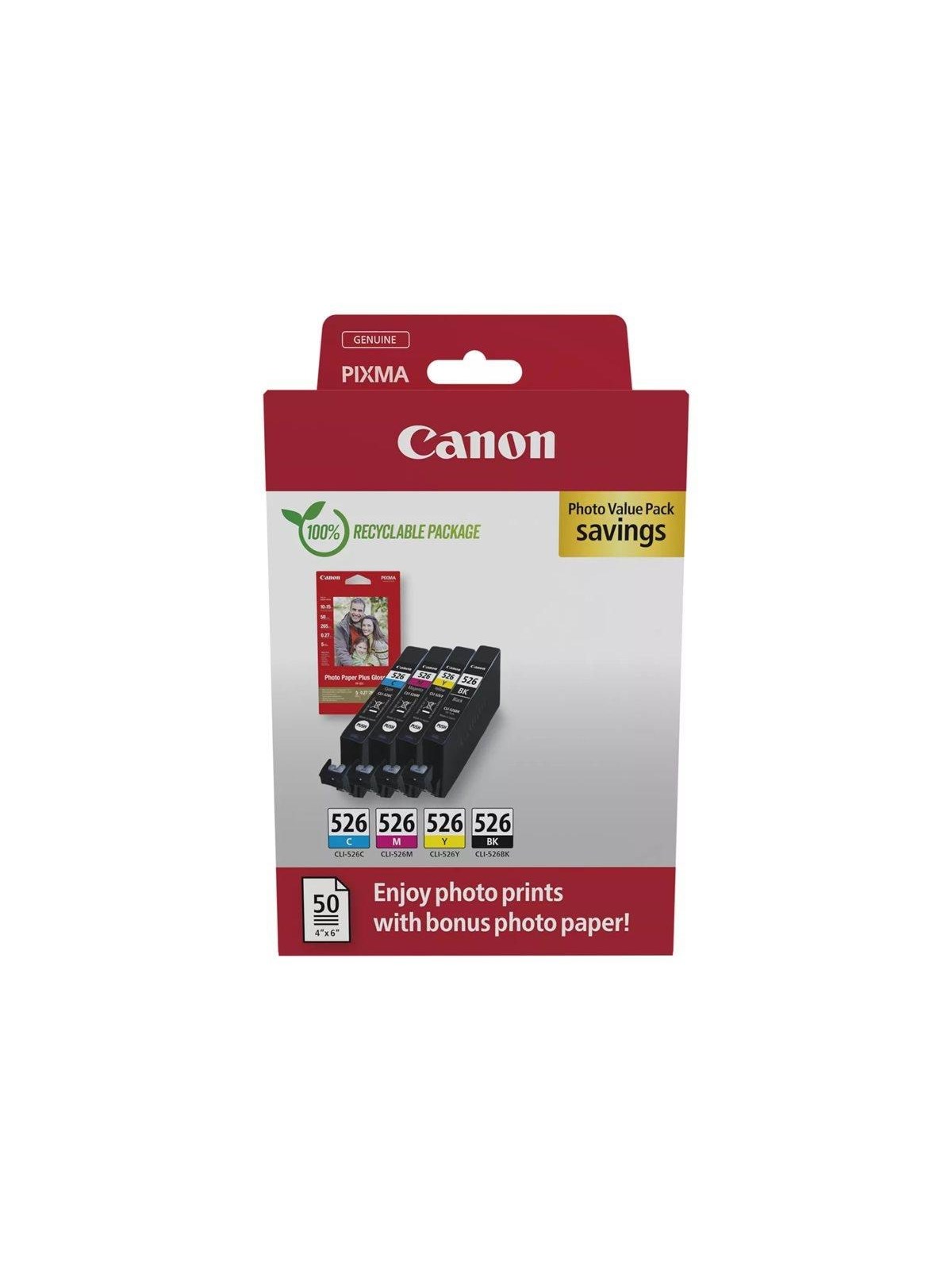Canon CLI-526 / 4540B019 C/M/Y/BK Value, Fotopapir