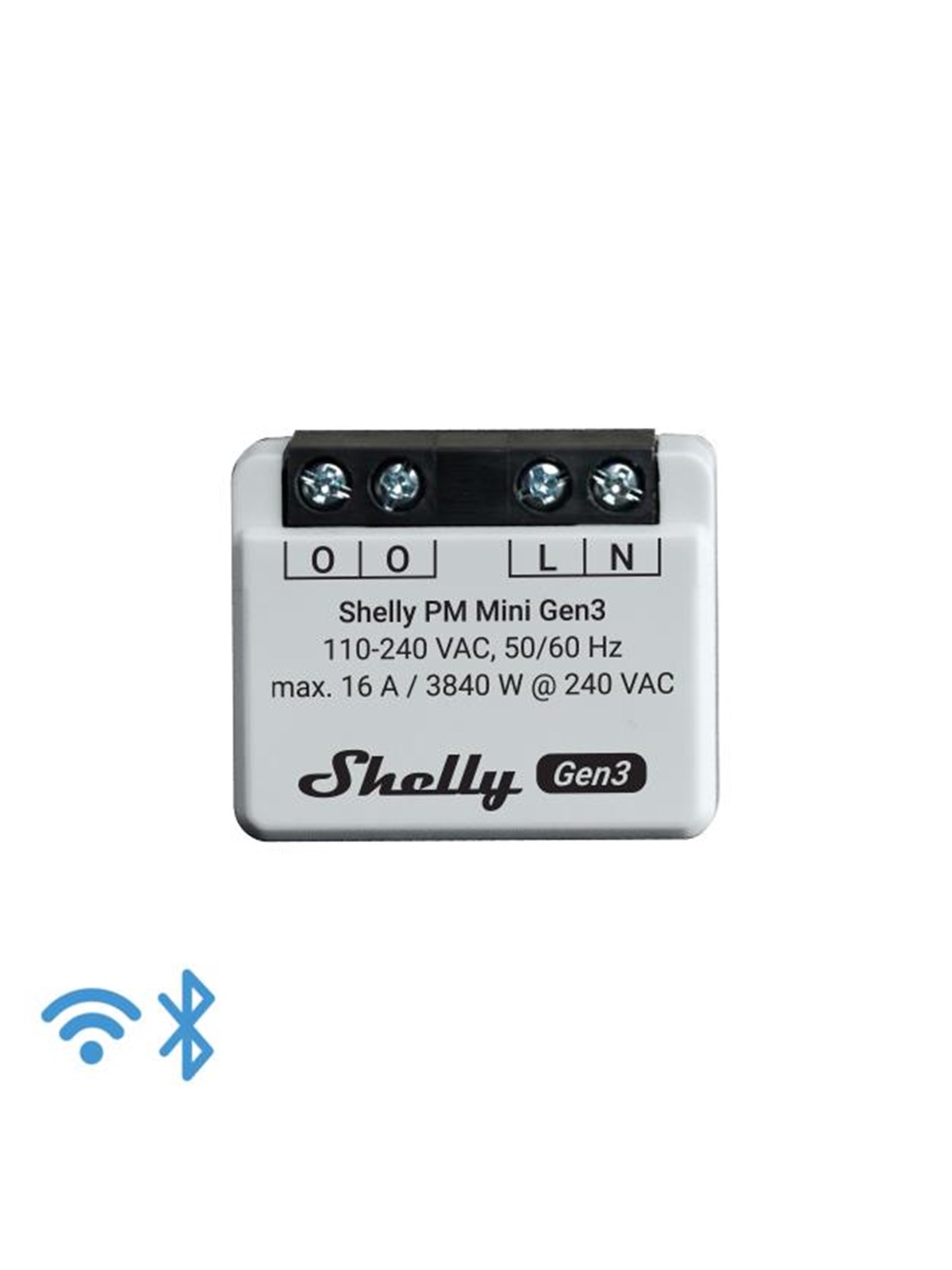 Shelly PM Mini (GEN 3) - WiFI effektmåler uden relæ (230VAC), Smart Home