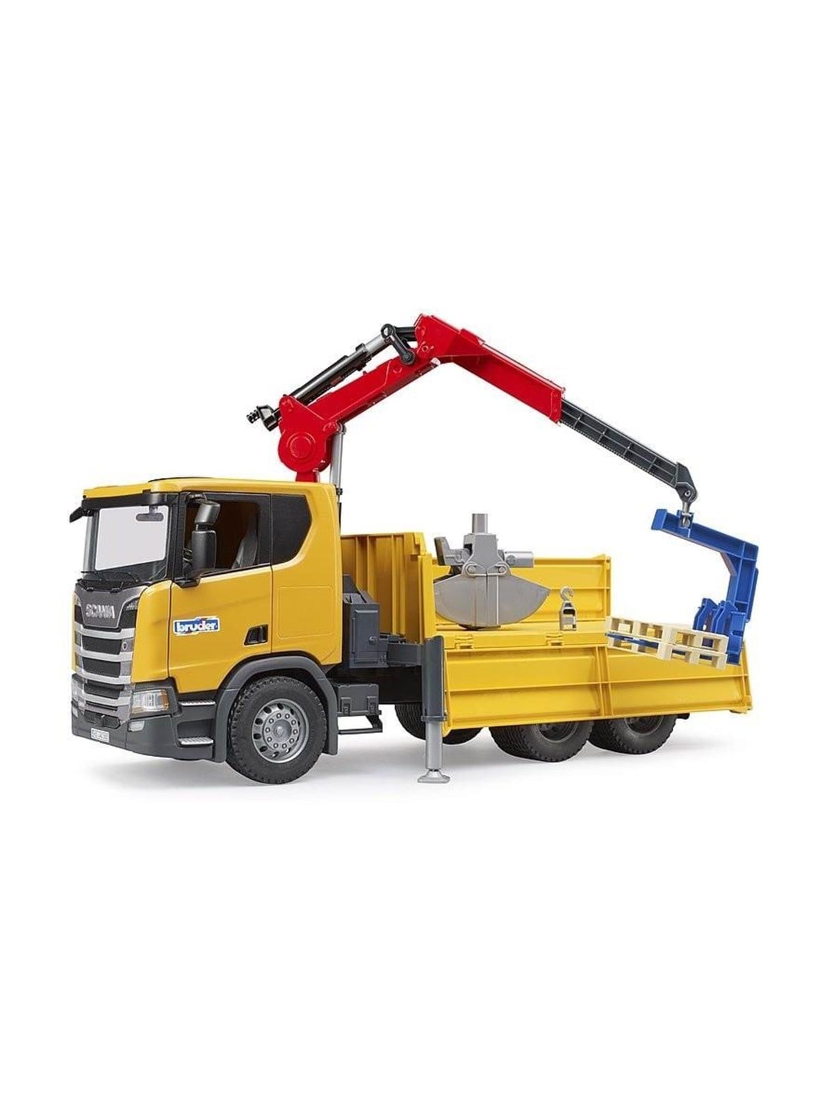 Bruder Scania Super 560R Construction Lorry with Crane, Legetøjsbil