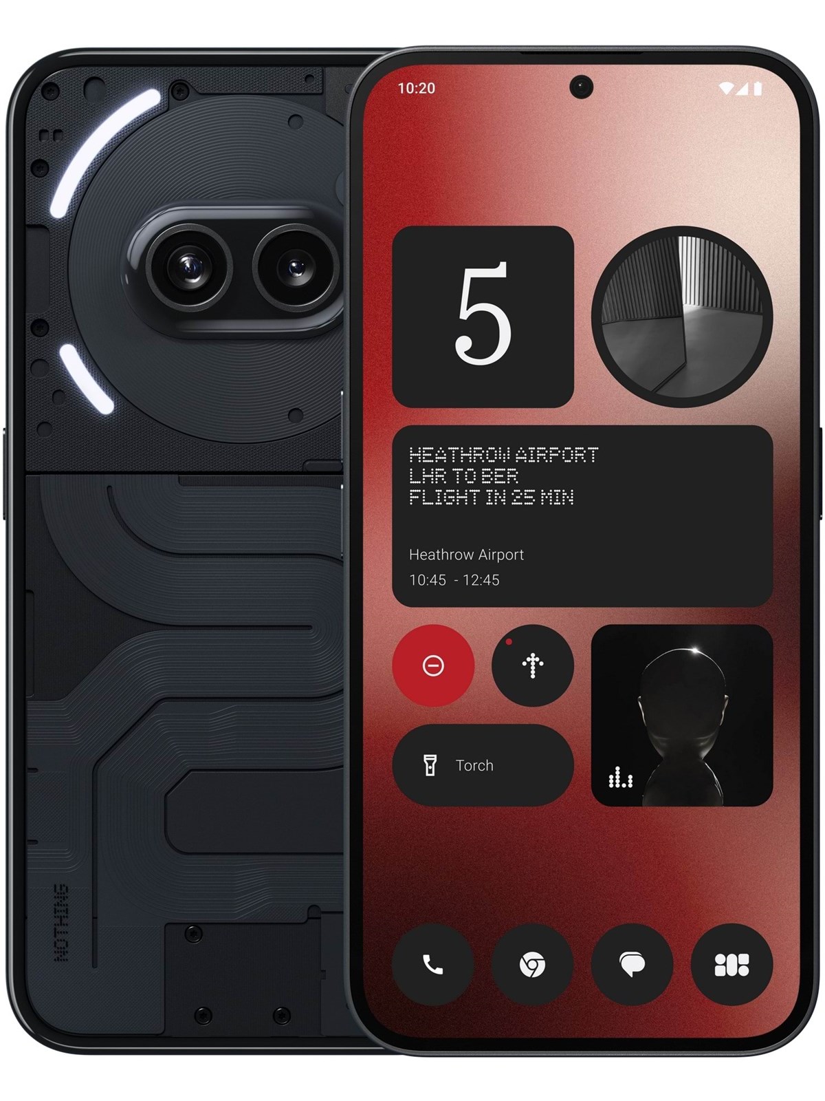 Nothing Phone (2a) 128GB/8GB - Black, Mobiltelefon