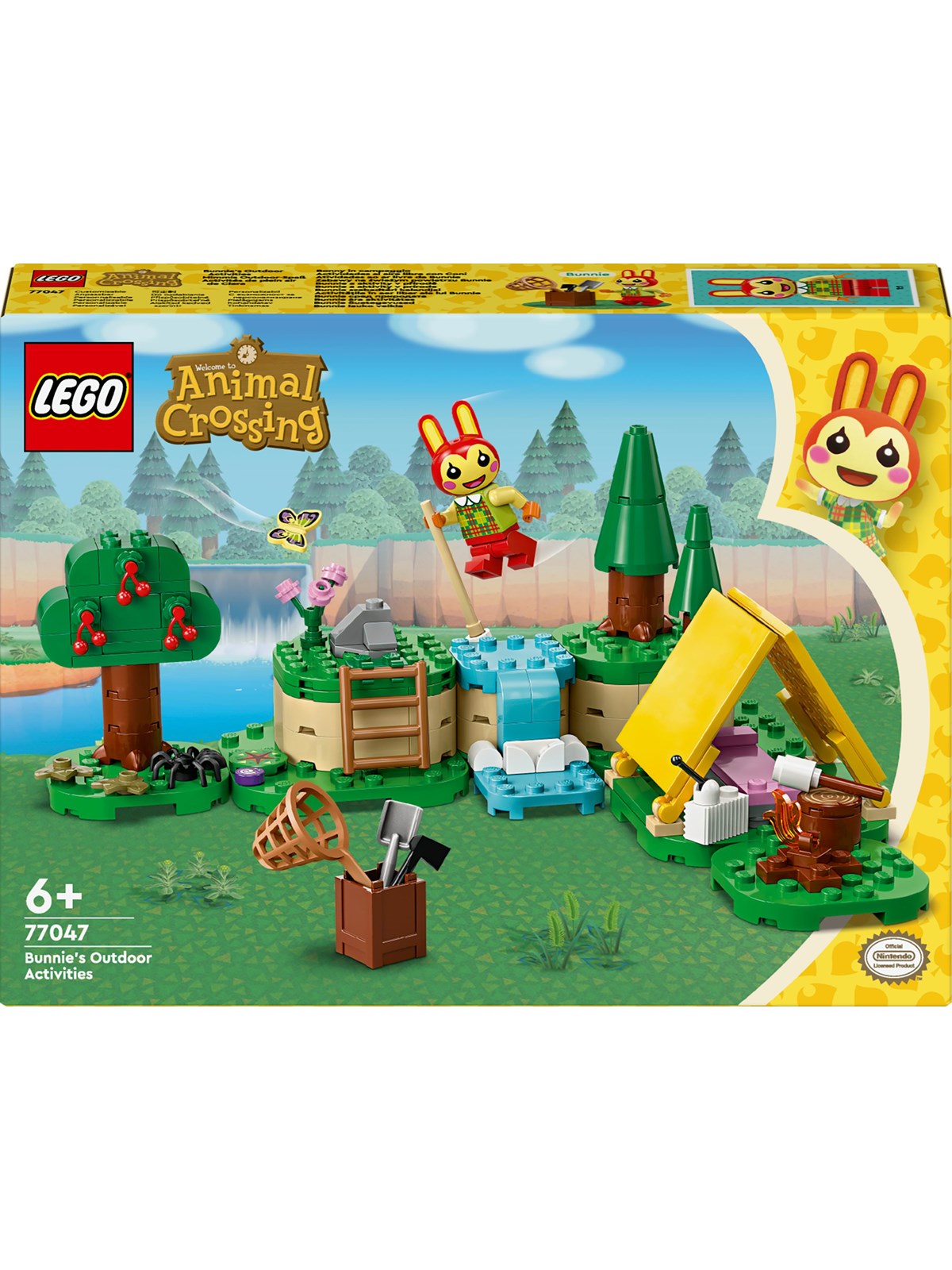 LEGO Animal Crossing 77047 Bunnie laver udendørs aktiviteter