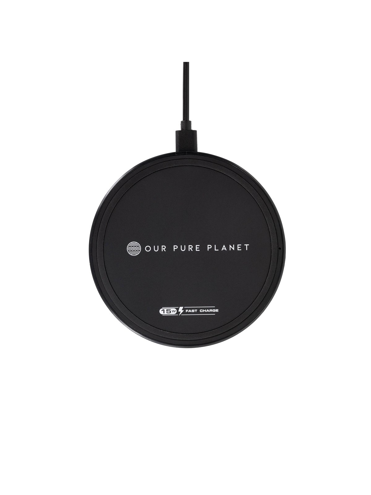 Our Pure Planet 15W Wireless Charging Pad, Mobil Oplader