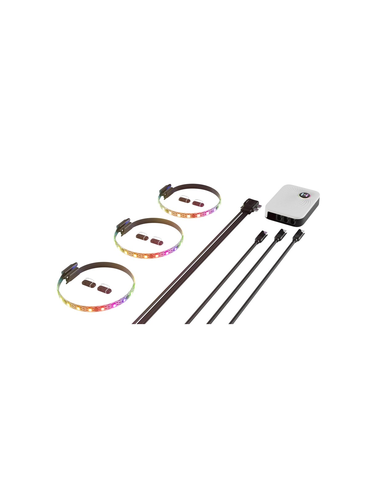 HYTE LS10 LED Strip 3 Pack with NP50, Kabinet Tilbehør