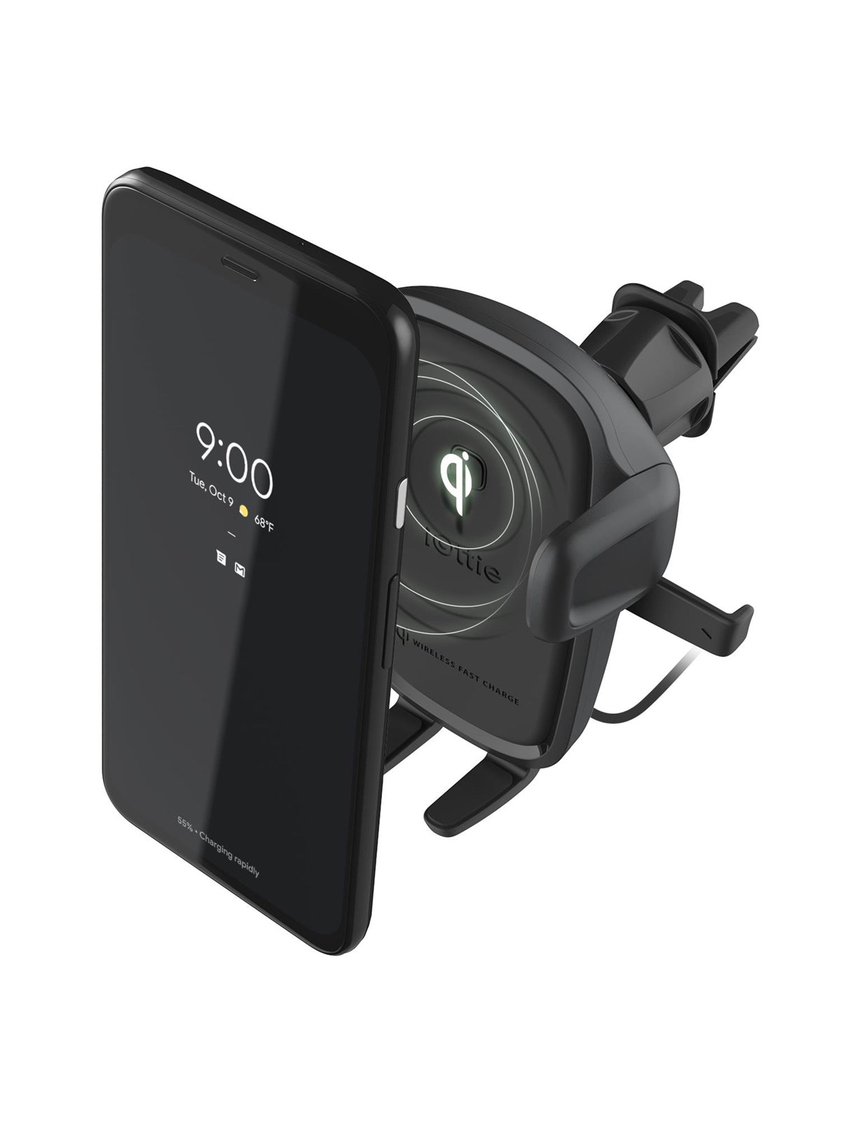 iOttie Easy One Touch Wireless 2 Vent & CD Mount, Mobil Oplader