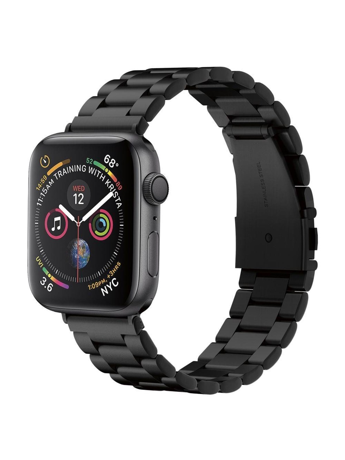 Spigen Modern Fit - black - Apple Watch 49mm/46mm/45mm/44mm/42mm, Smartwatch Tilbehør