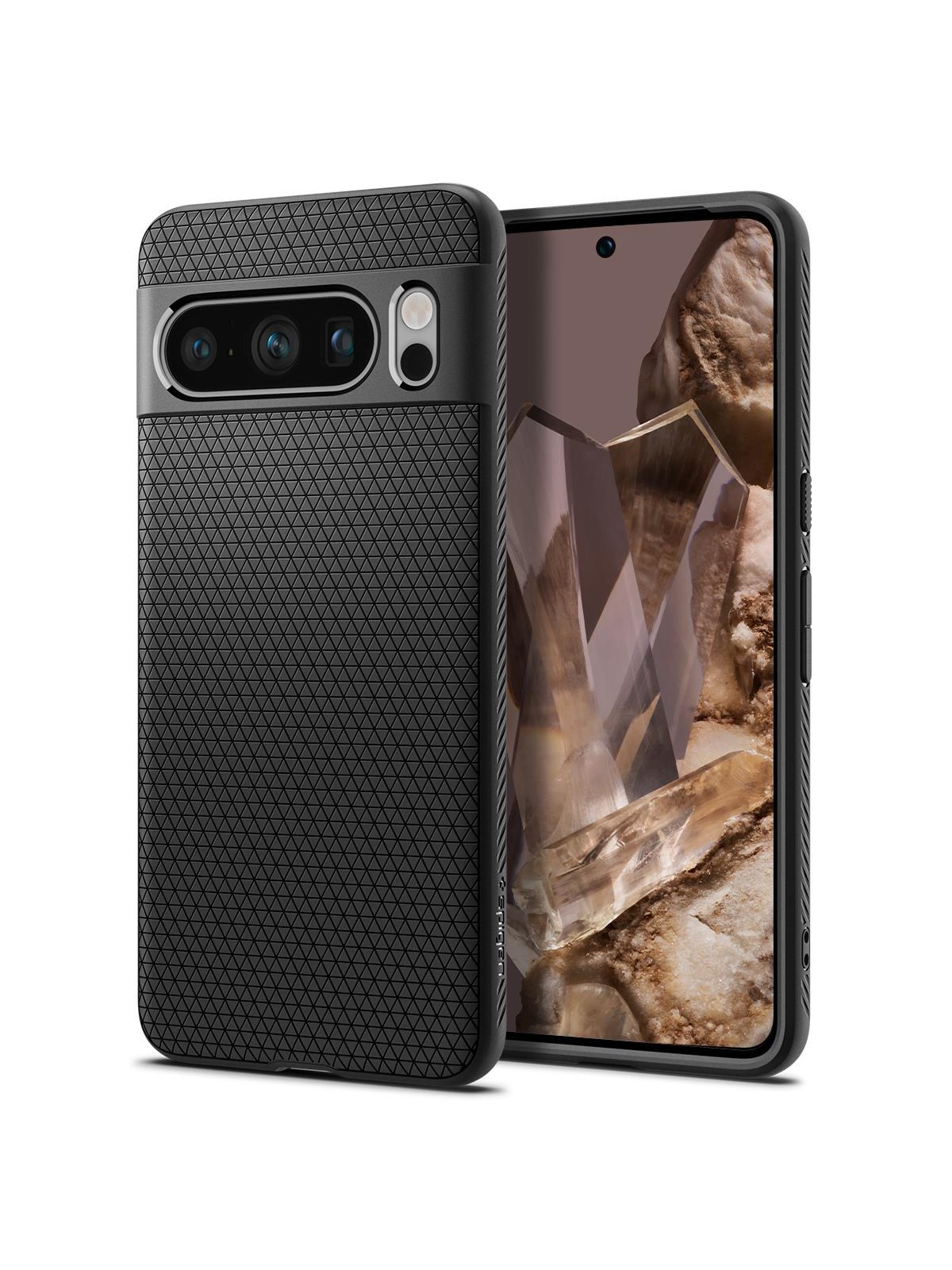 Spigen Liquid Air - matte black - Google Pixel 8 Pro, Mobilcover