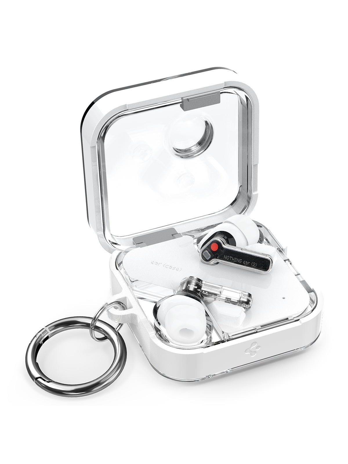 Spigen Ultra Hybrid - jet white - Nothing Ear (2), Hovedtelefonerheadset2
