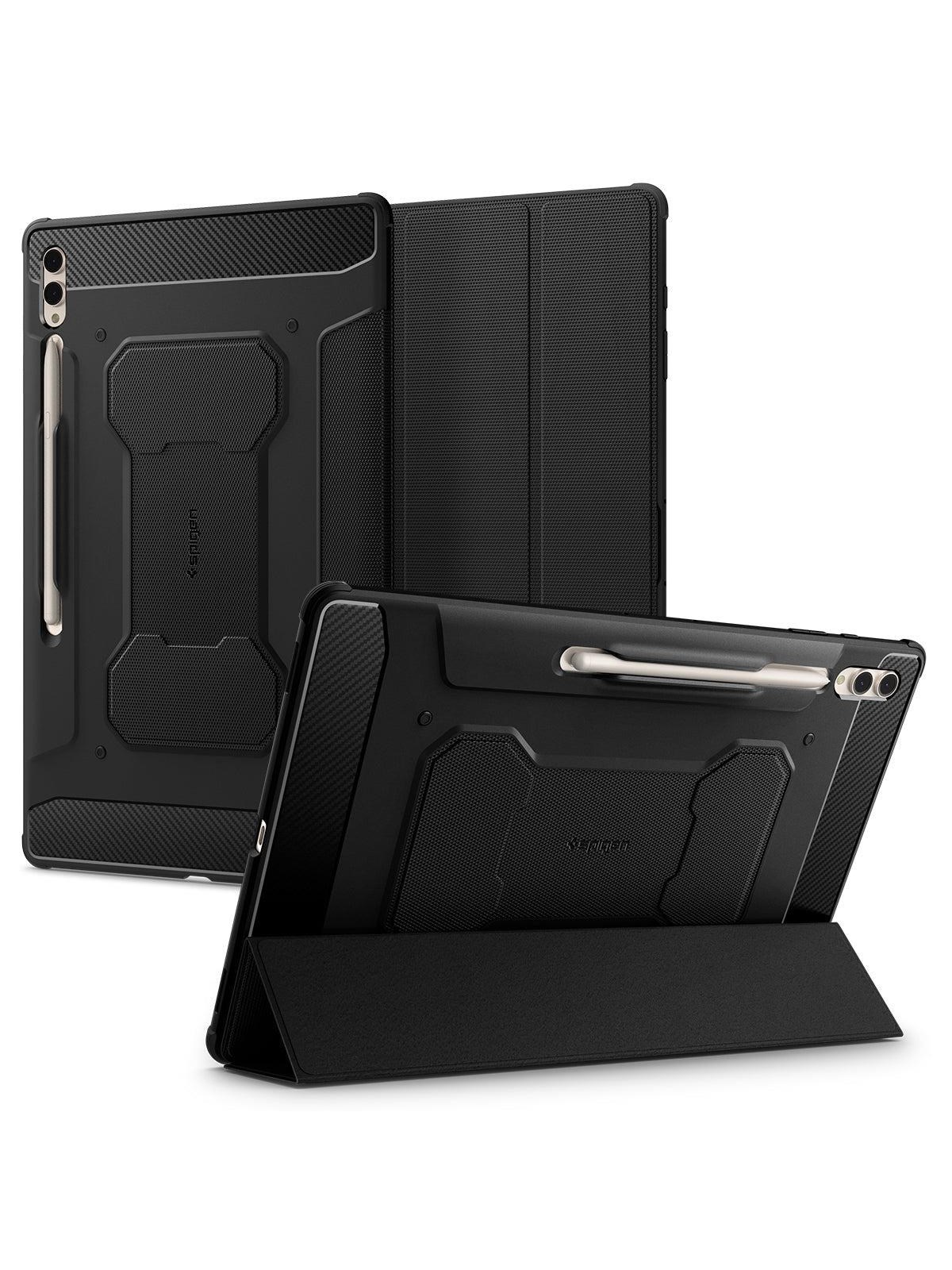 Spigen Rugged Armor Pro - black - Samsung Galaxy Tab S10/S9/S8 Ultra, Tablet Cover