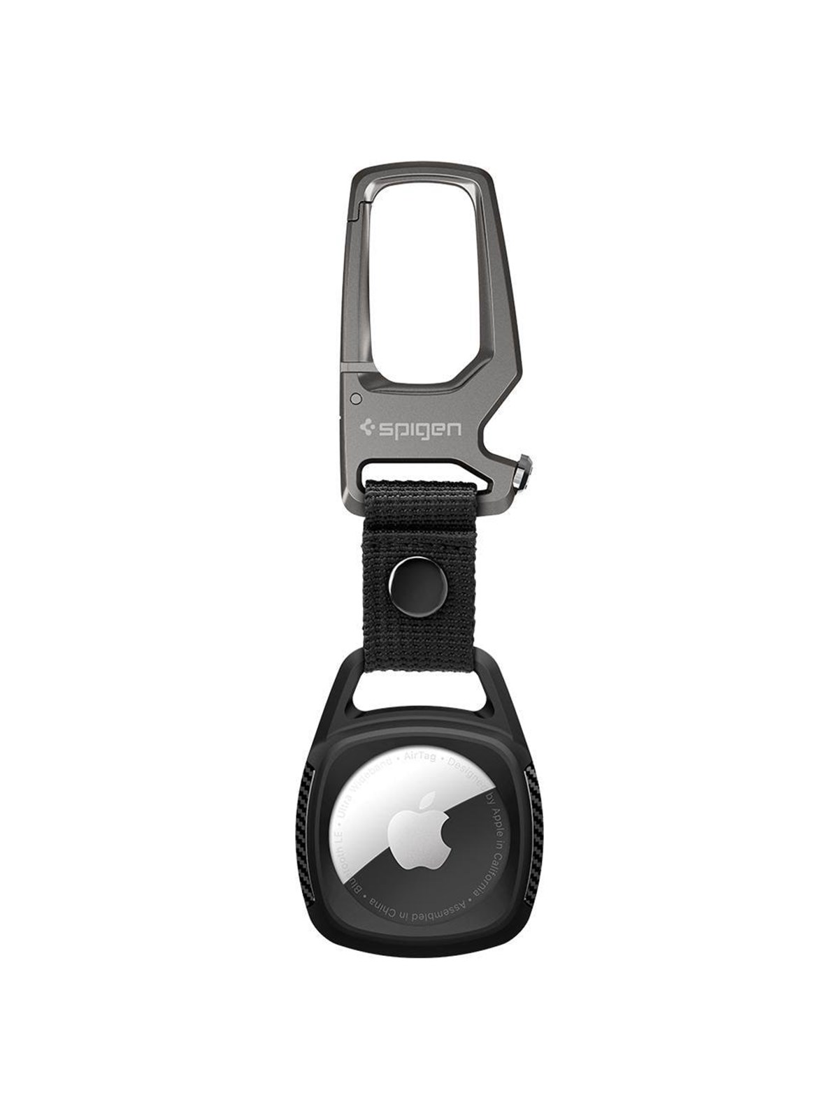 Spigen Rugged Armor - black - Apple AirTag, Mobil Tilbehør