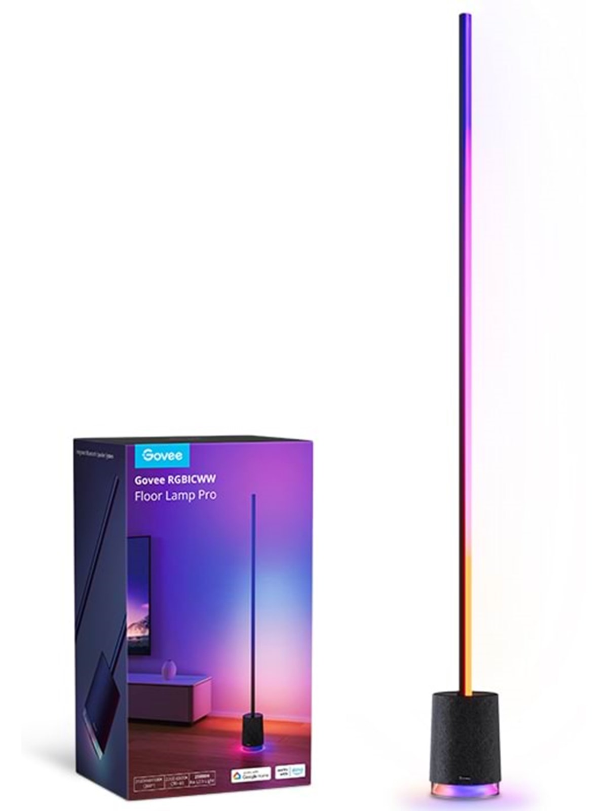 Govee RGBICWW Floor Lamp Pro, Smart Home
