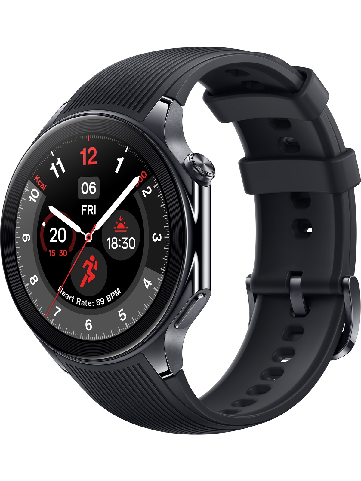 OnePlus Watch 2 - Black Steel, Smartwatch