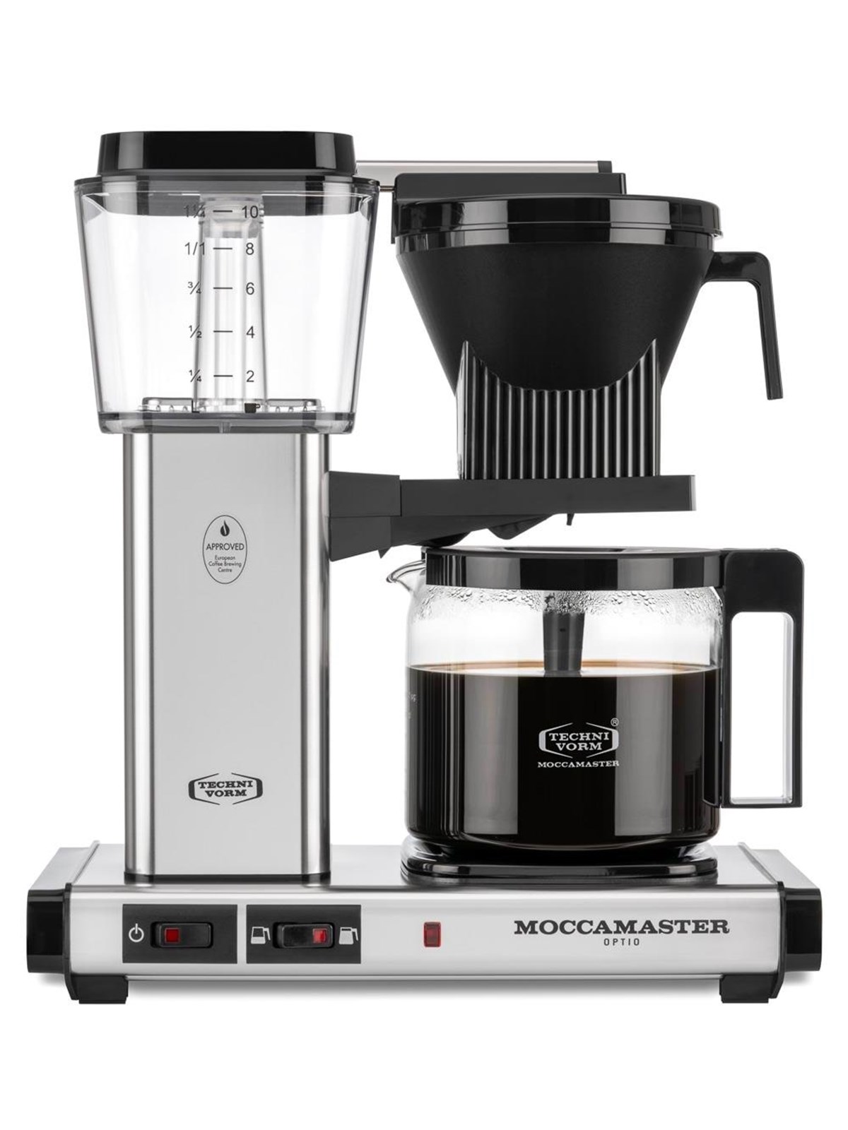 Moccamaster Optio poleret sølv, Kaffemaskine