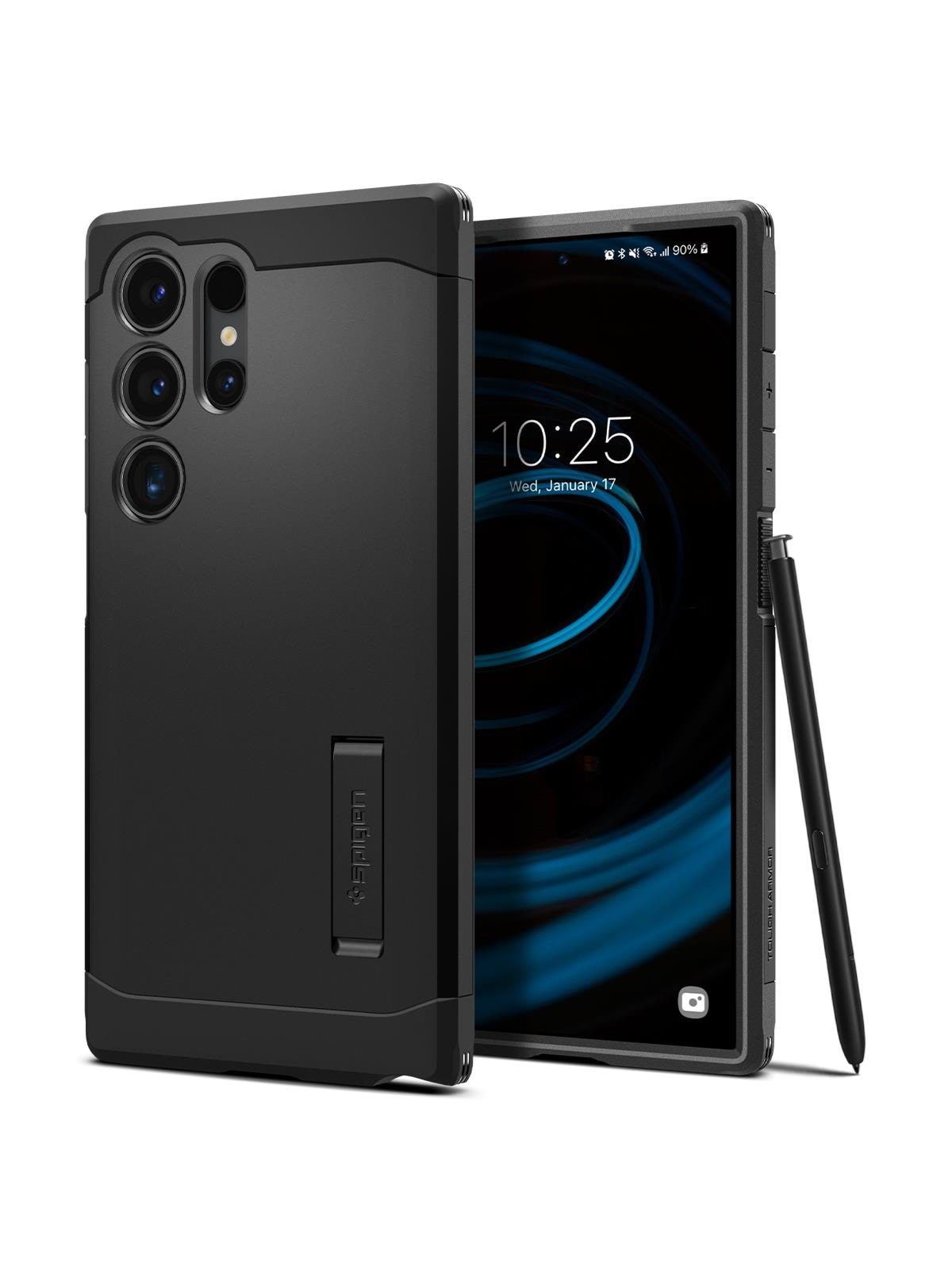 Spigen Tough Armor - black - Samsung Galaxy S24 Ultra, Mobilcover