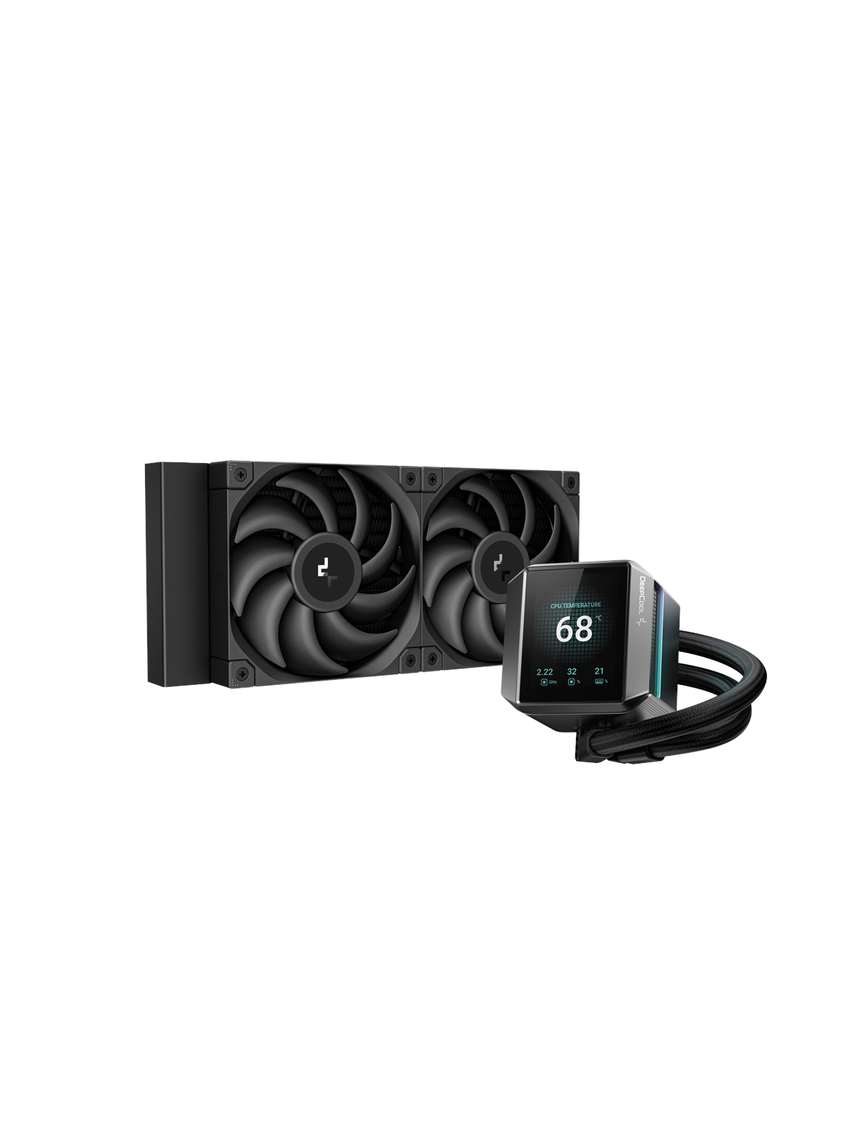 DeepCool MYSTIQUE 240 - CPU Vandkøling - Max 38 dBA, Cpu Køler