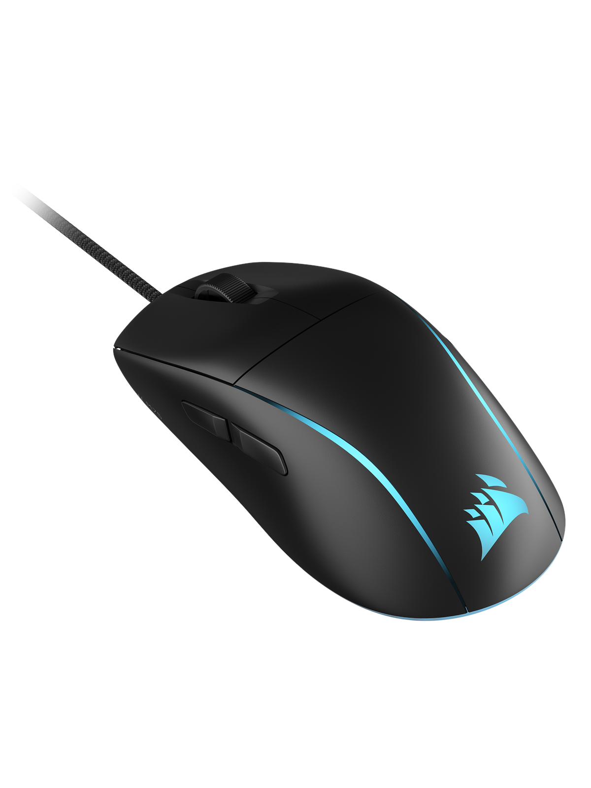 Corsair M75 Lightweight RGB - Gaming Mus - Optisk - 6 knapper - Sort med RGB lys