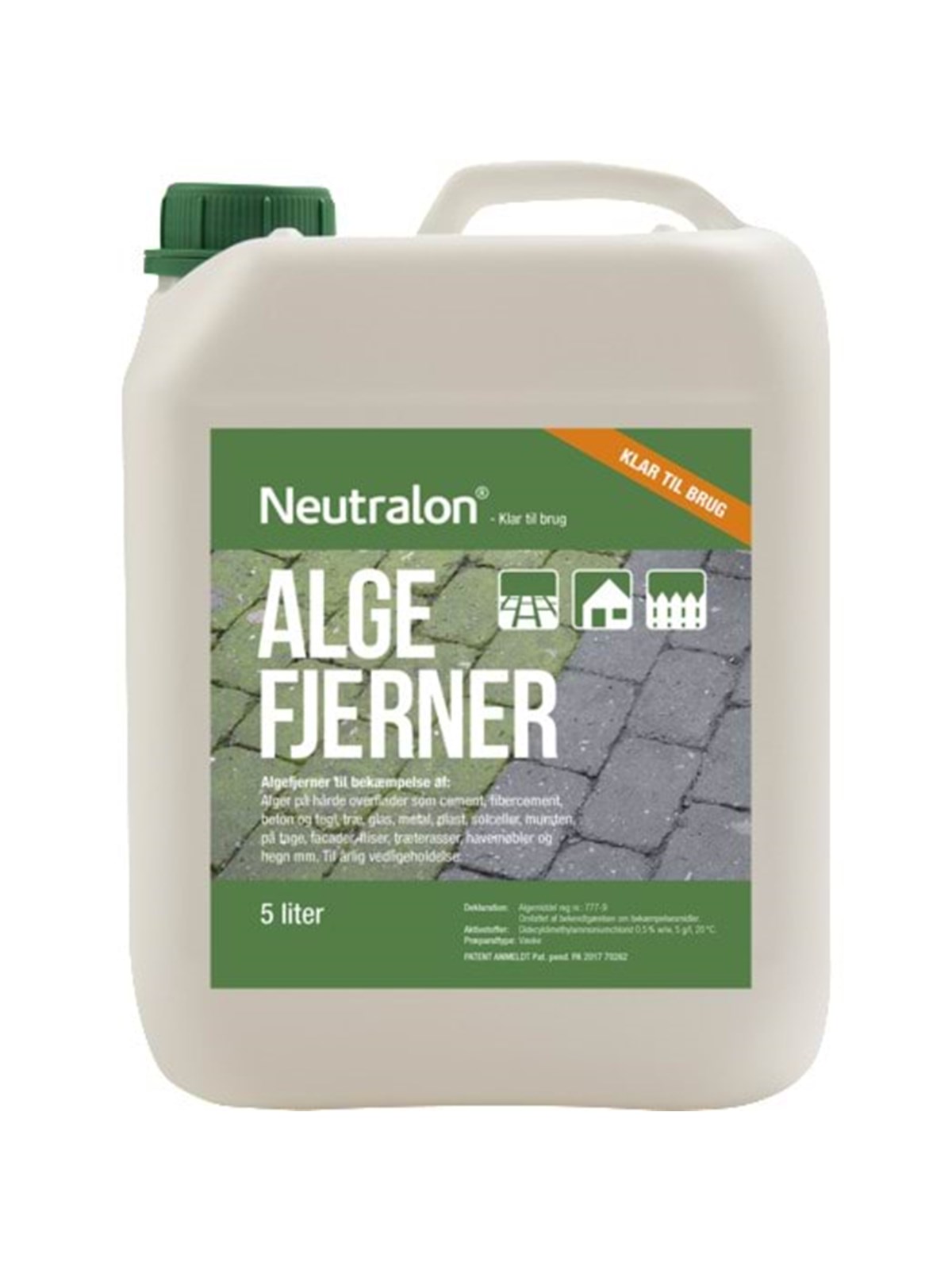 Neutralon Algefjerner, 5 liter - Klar til brug, Rengøring