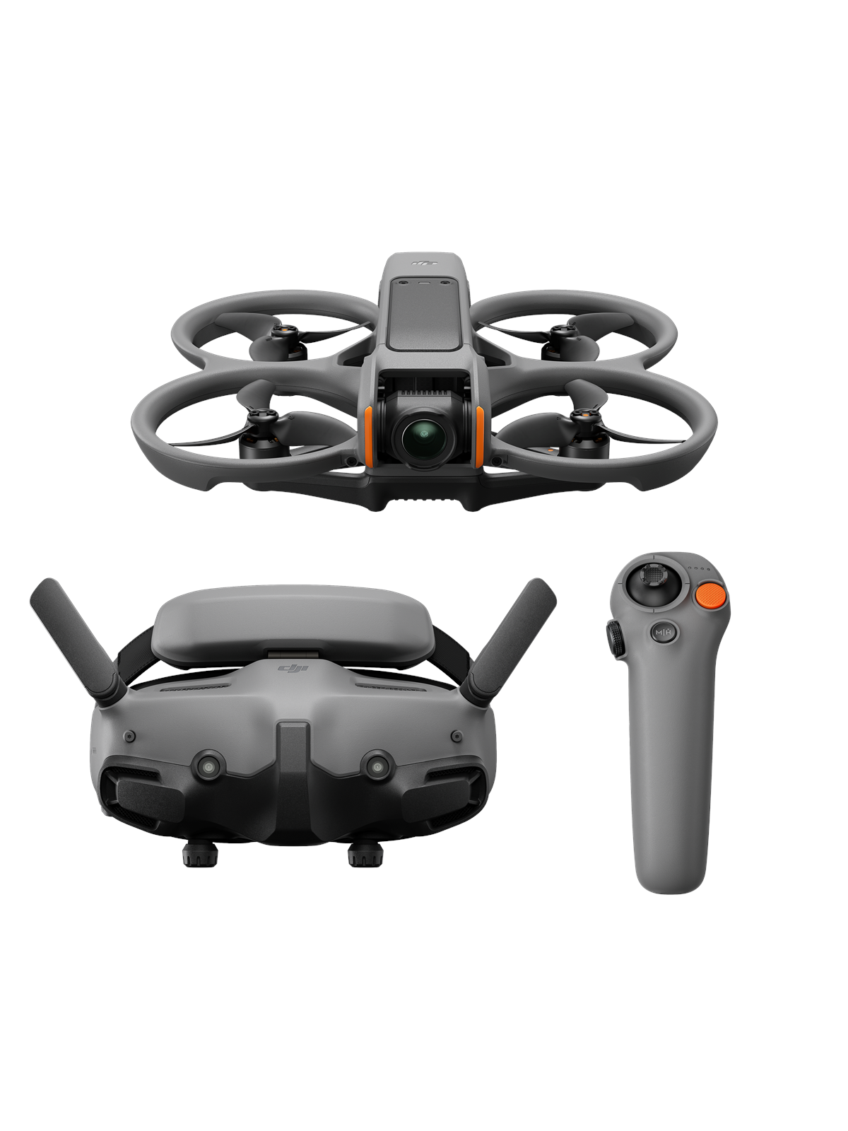 DJI - Avata 2 Fly More Combo + Goggles 3 & RC Motion 3 - 377 g - C1, Drone
