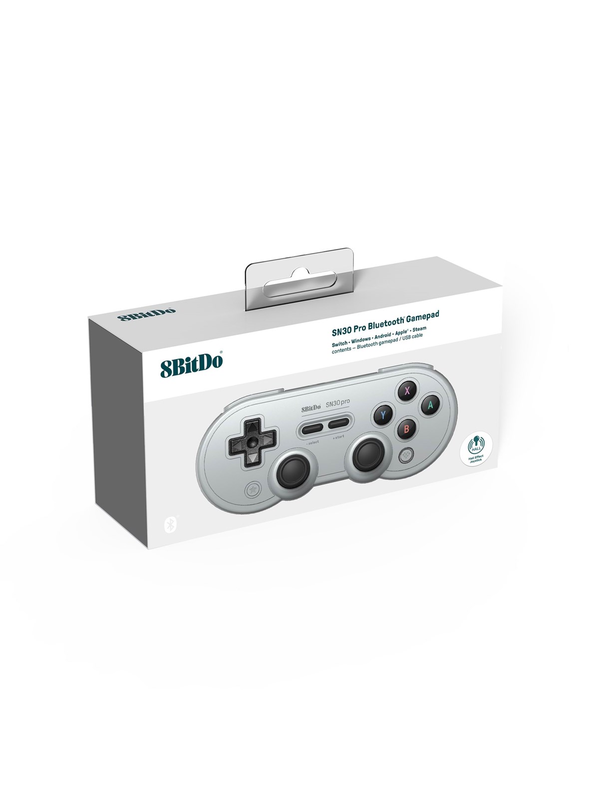 8BitDo SN30 Pro Bluetooth Controller (Hall Effect) - Grey - Wireless Controller - Android