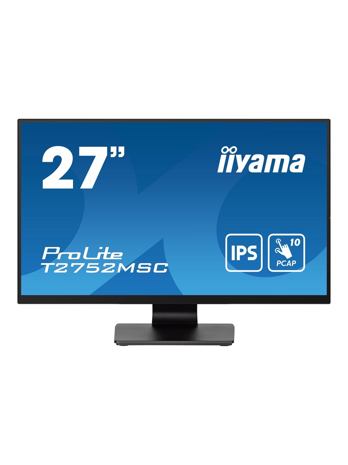 27" iiyama ProLite T2752MSC-B1 - 1920x1080 (FHD) - 60Hz - IPS, Computerskærm