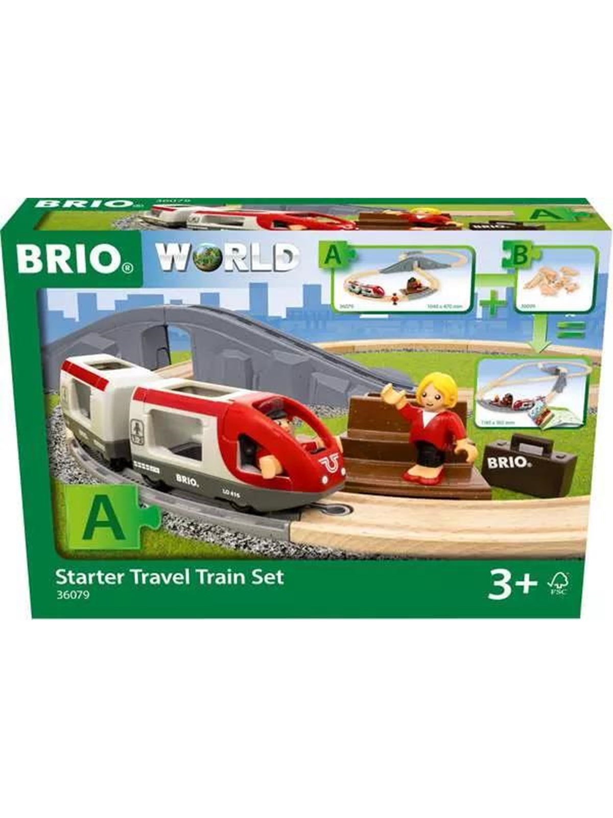 Brio Startsæt med passagertog, Brio Tog
