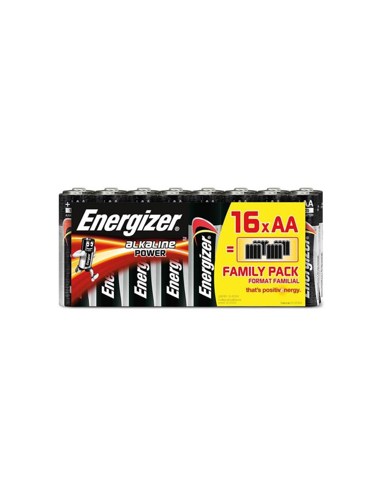 Energizer Battery å/LR6 Alkaline Power 16-pack, Batteri