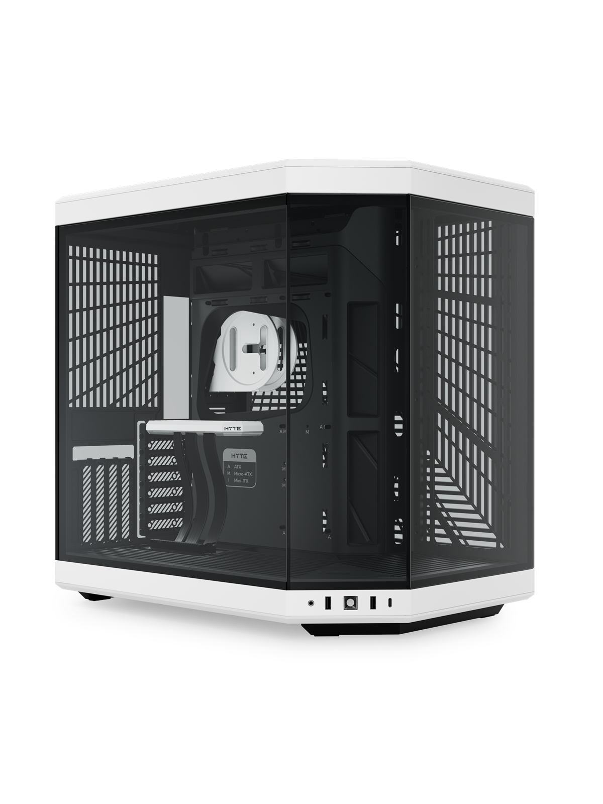 HYTE Y70 White - Kabinet - Miditower - Hvid, Kabinet