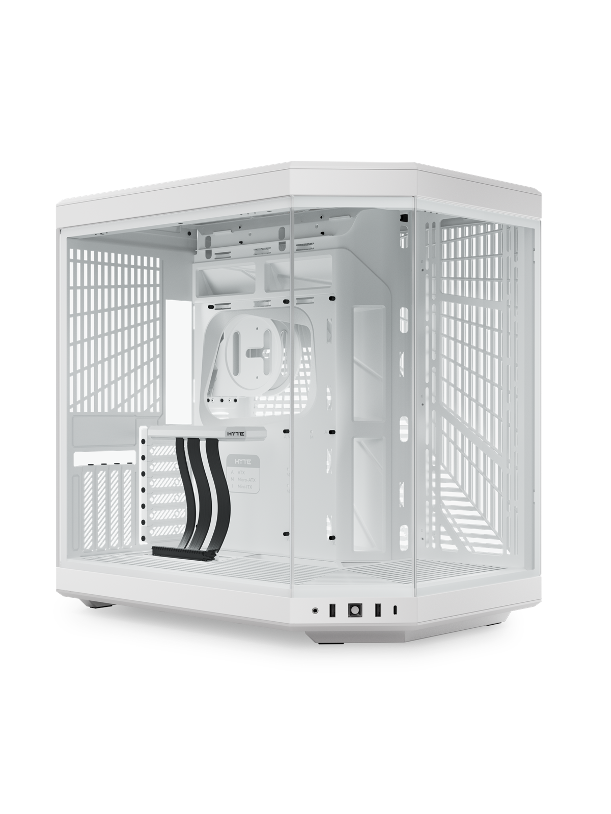 HYTE Y70 Snow White - Kabinet - Miditower - Hvid, Kabinet