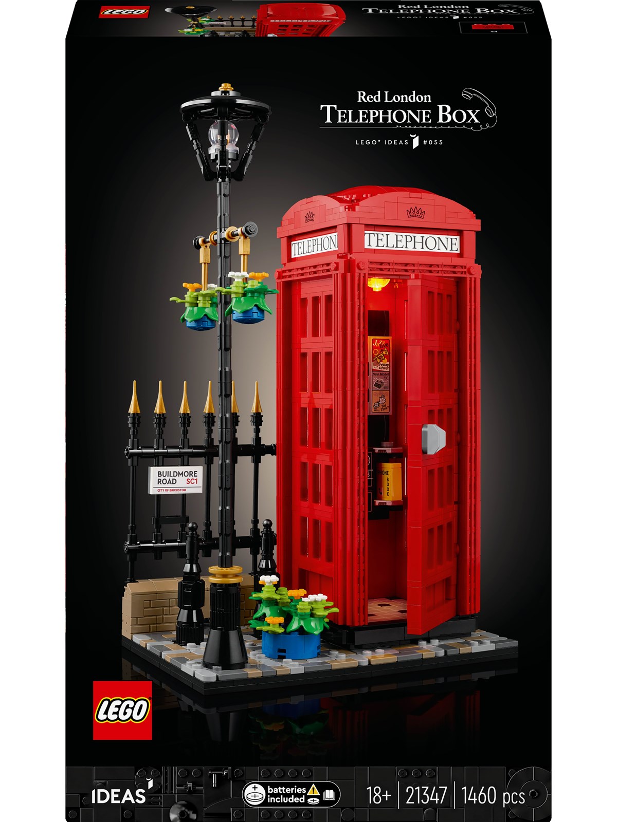 LEGO Ideas 21347 Rød London-telefonboks