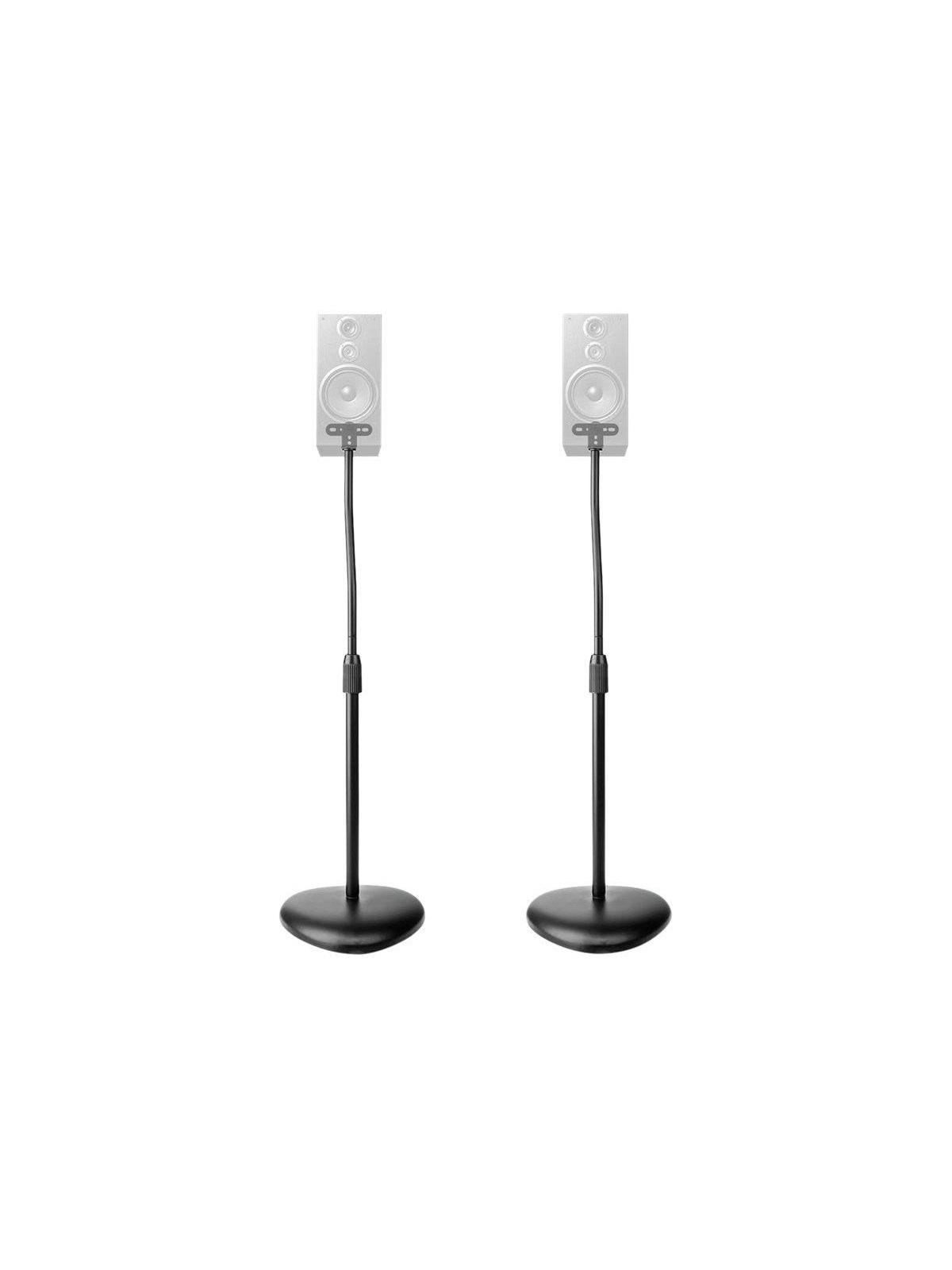 Nedis - stand - for speaker(s) - matte black, Baerbare Fest Hoejtalere