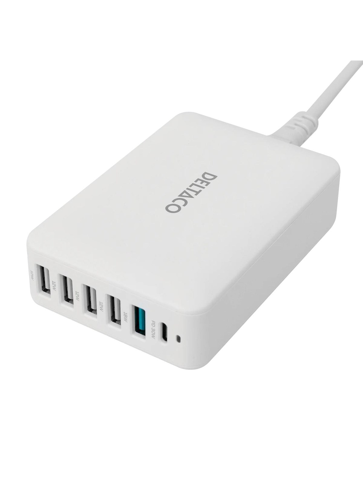 Deltaco USBC-MO100 USB Charging Station, Mobil Oplader
