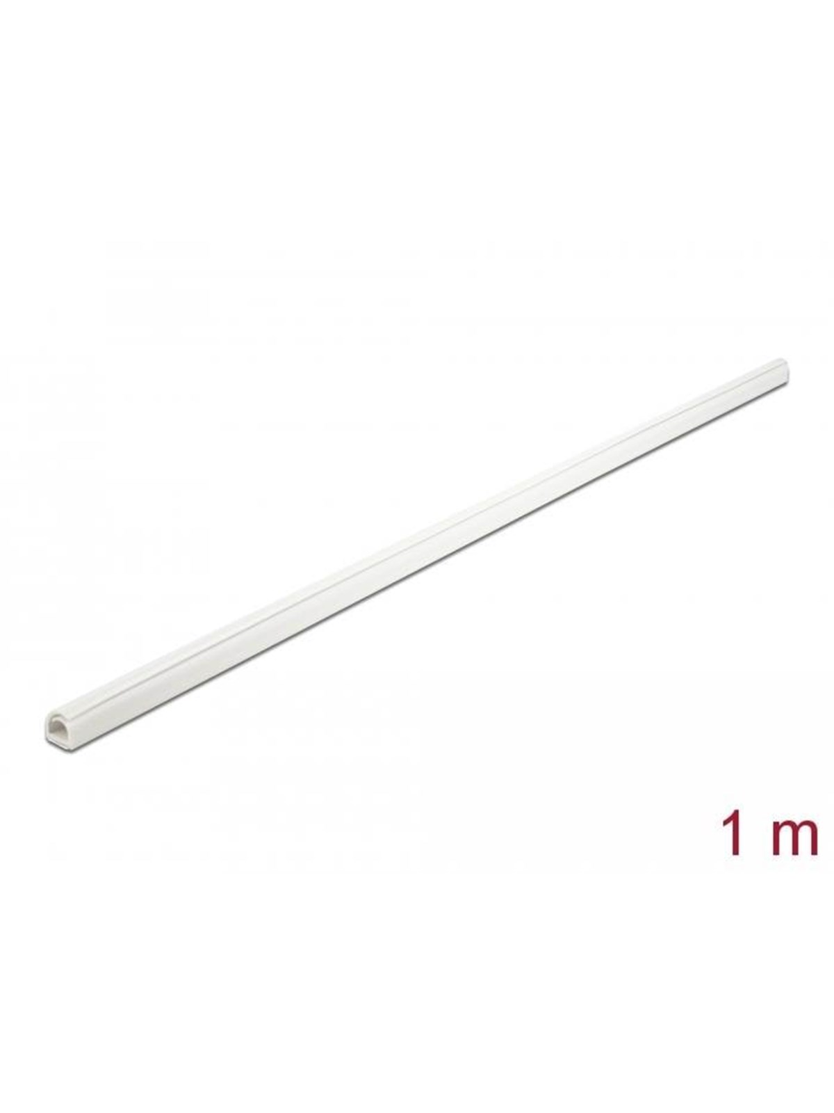 DeLOCK Cable Duct Mini self-closing self-adhesive 10 x 10 mm Lenght 1M, Netværkstilbehør