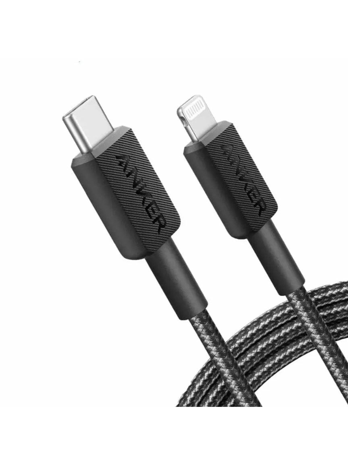 Anker 322 USB-C to Lighning Nylon cable - 0.9m - Black, Usb Kabel