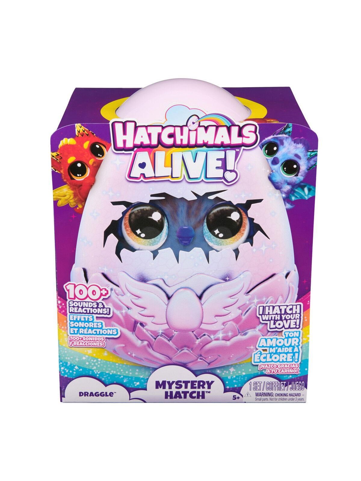 Hatchimals Alive Secret Hatch Draggle - Assorted, Figur