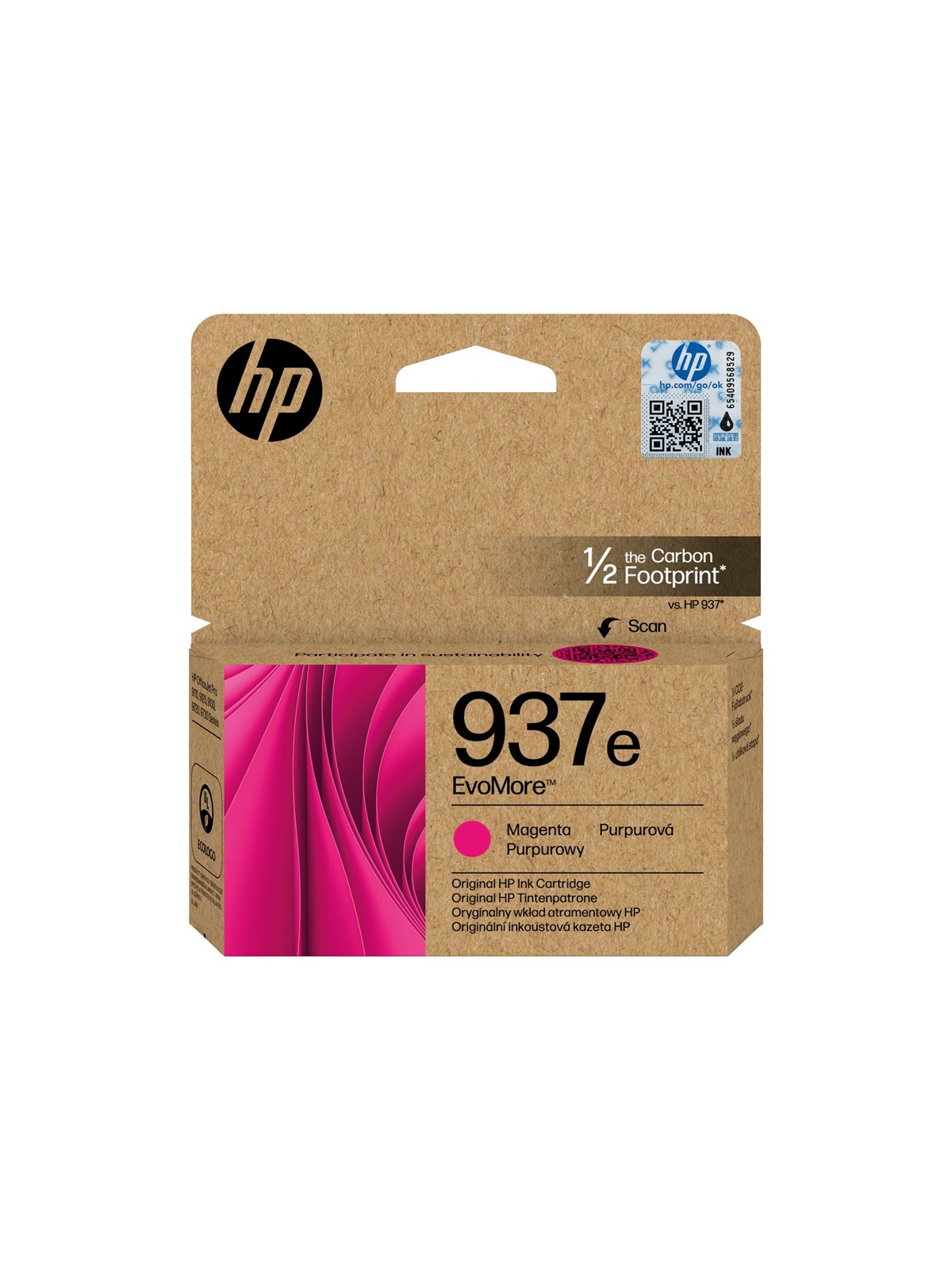 HP 937e / 4S6W7NE EvoMore Magetna Ink, Printerpatron Og Toner