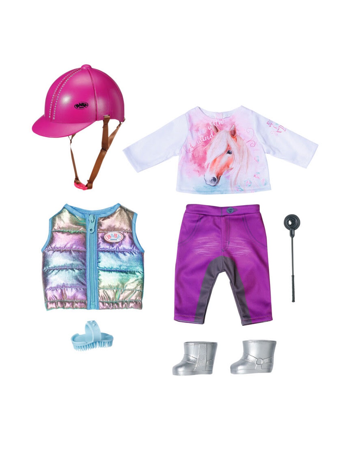 Baby Born Horse Riding Outfit 43cm, Dukker Og Dukketilbehoer