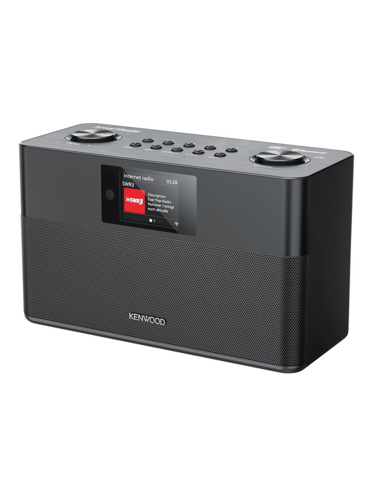 Kenwood CR-ST100S - DAB/DAB+/FM - Stereo - Sort, Radio