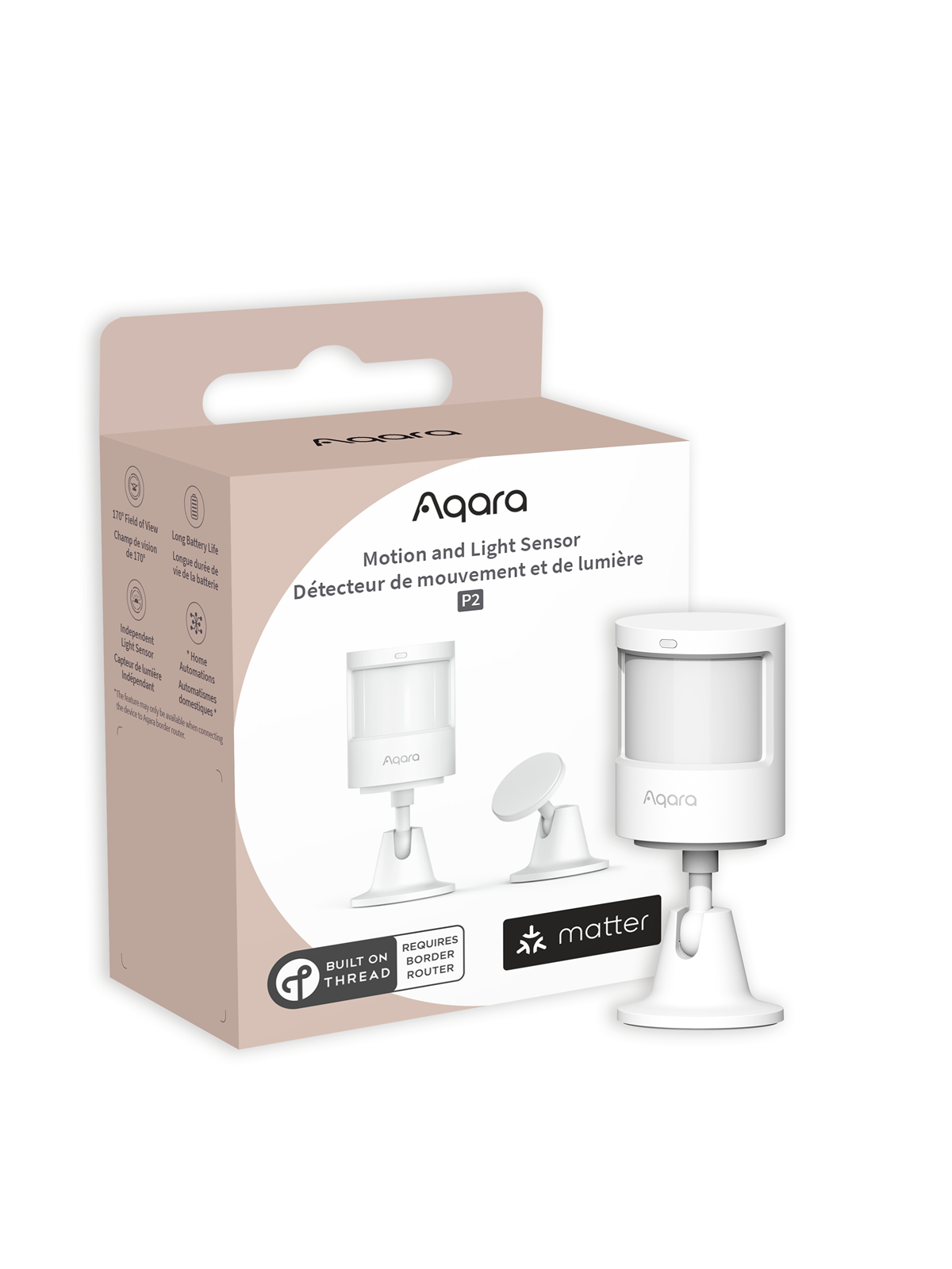 Aqara Motion and Light Sensor P2, Smart Home