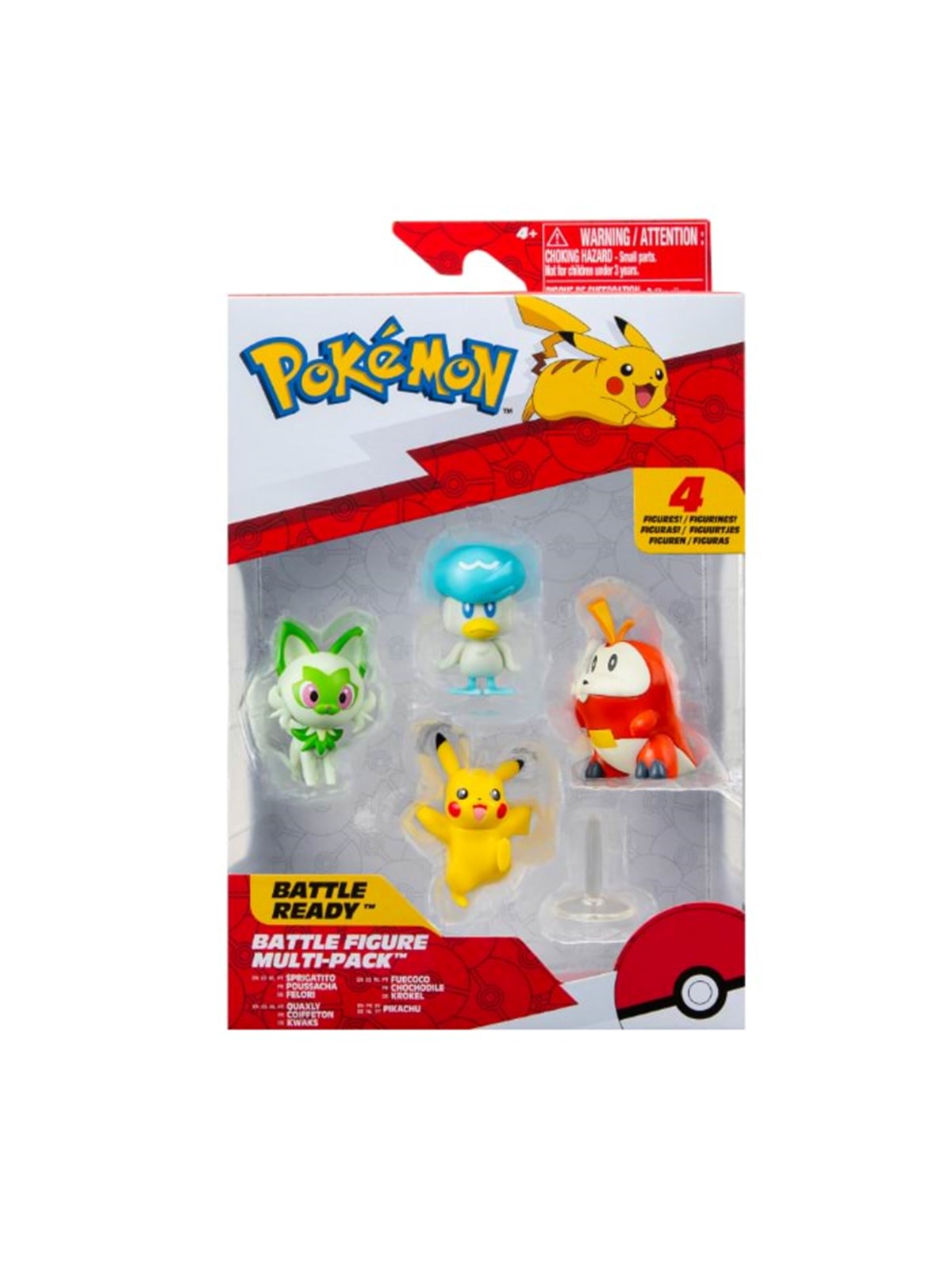 Pokemon Battle Figure Gen IX 4 Pack, Pokemon