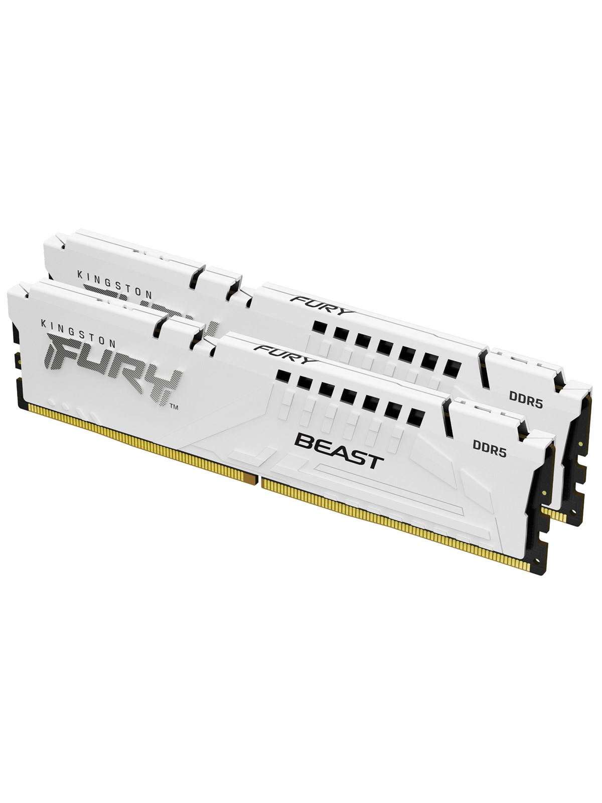 Kingston FURY Beast DDR5-6000 - 64GB - CL30 - Dual Channel (2 pcs) - AMD EXPO & Intel XMP - Hvid