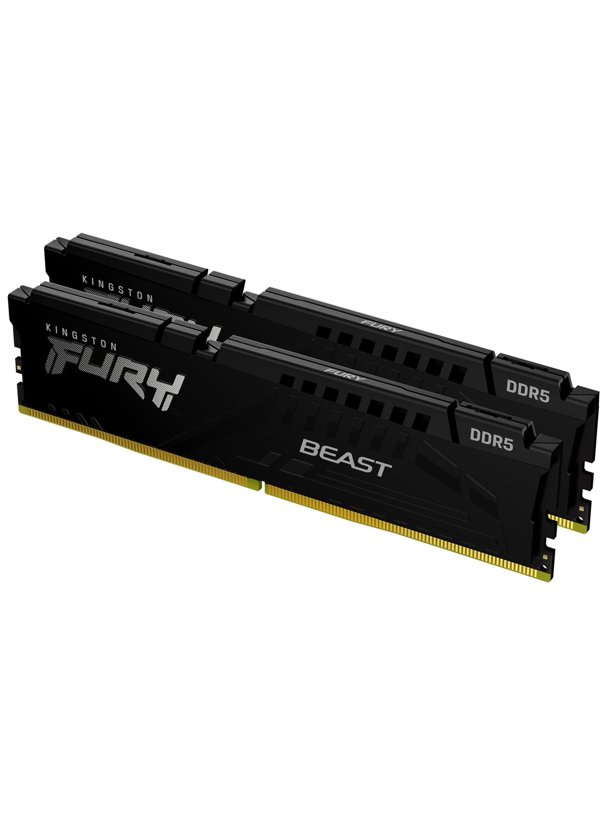 Kingston FURY Beast DDR5-6400 - 32GB - CL32 - Dual Channel (2 pcs) - AMD EXPO & Intel XMP - Sort