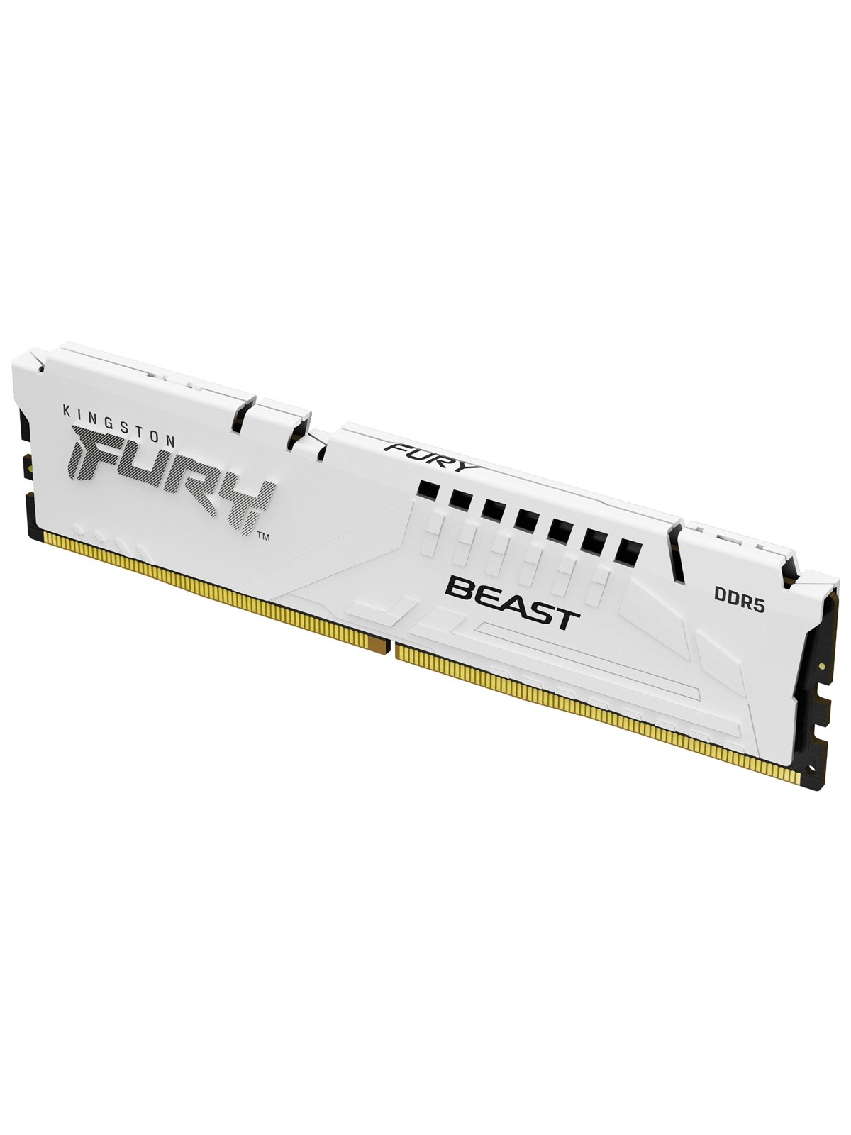 Kingston FURY Beast DDR5-6400 - 16GB - CL32 - Single Channel (1 pcs) - AMD EXPO & Intel XMP - Hvid