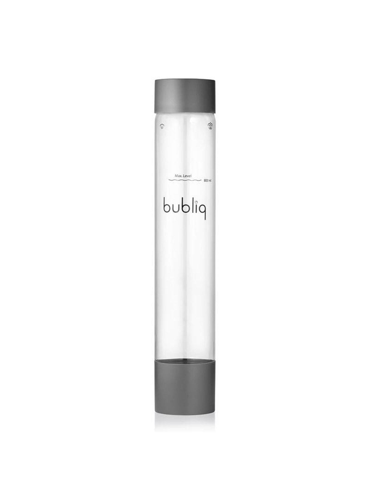 Bubliq Matte grey bottle for bubliq drink carbonator, Sodavandsmaskine