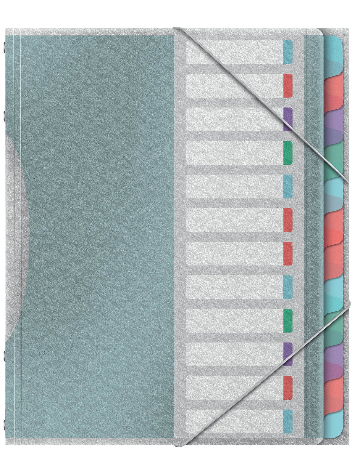 Esselte Colour'Breeze sorteringsmappe med 12 faner, Opbevaringskasse